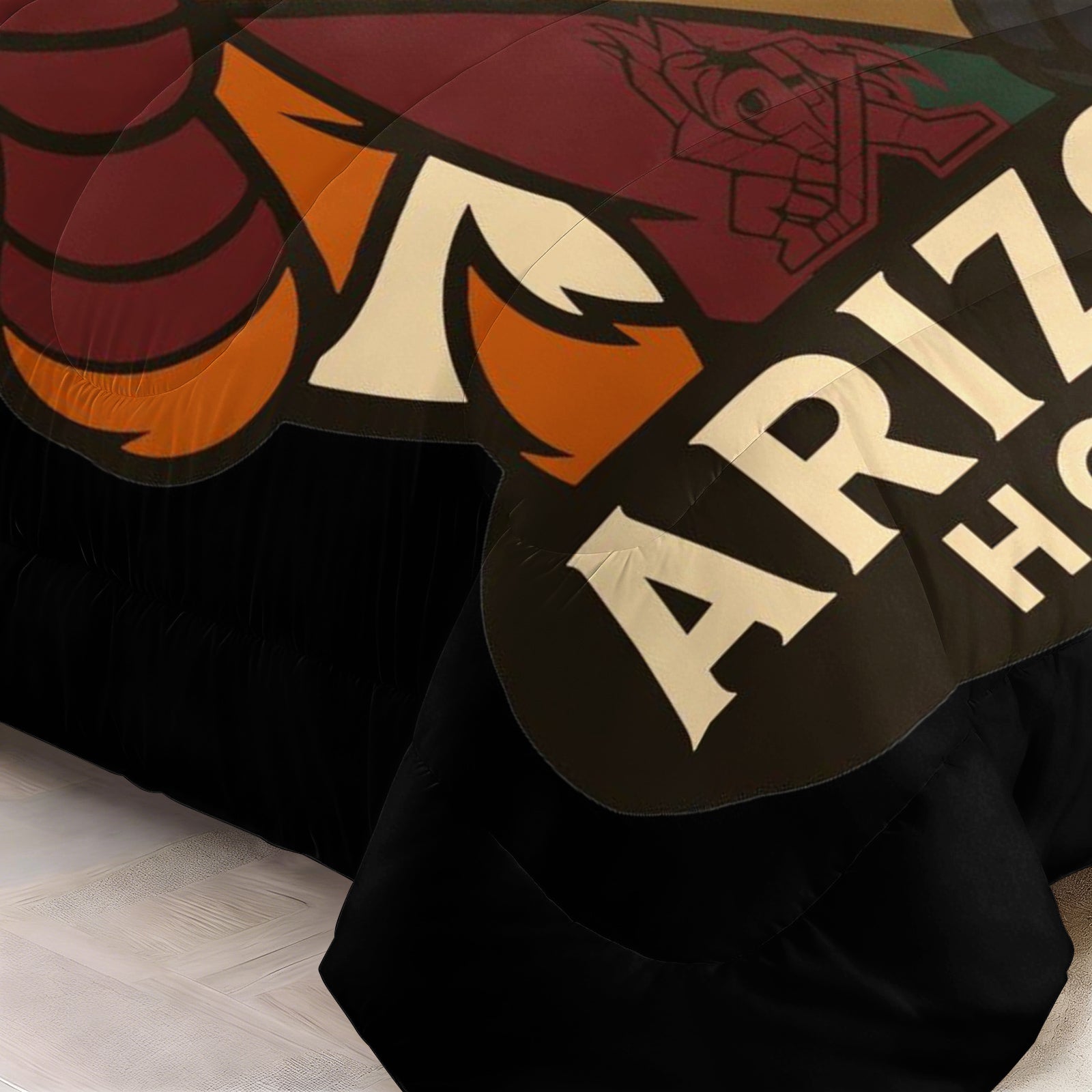 Arizona Coyotes Hockey League Comforter Pillowcase Sets Blanket All Season Reversible Quilted Duvet