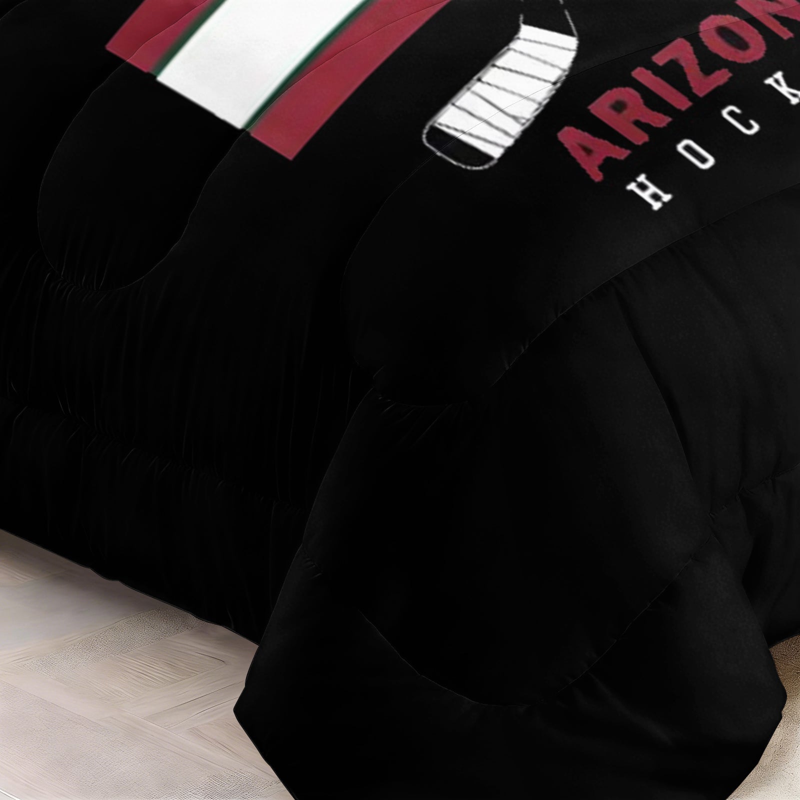 Arizona Coyotes Hockey League Comforter Pillowcase Sets Blanket All Season Reversible Quilted Duvet
