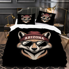 Arizona Coyotes Hockey Duvet Cover Quilt Case Pillowcase Bedding Set Without Filler