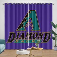 Arizona Diamondbacks Blackout Curtain for Living Room Bedroom Window Treatment