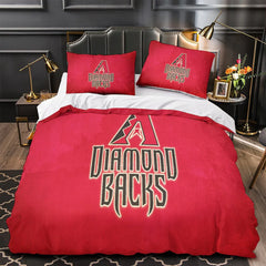 Arizona Diamondbacks Duvet Cover Quilt Case Pillowcase Bedding Set Without Filler
