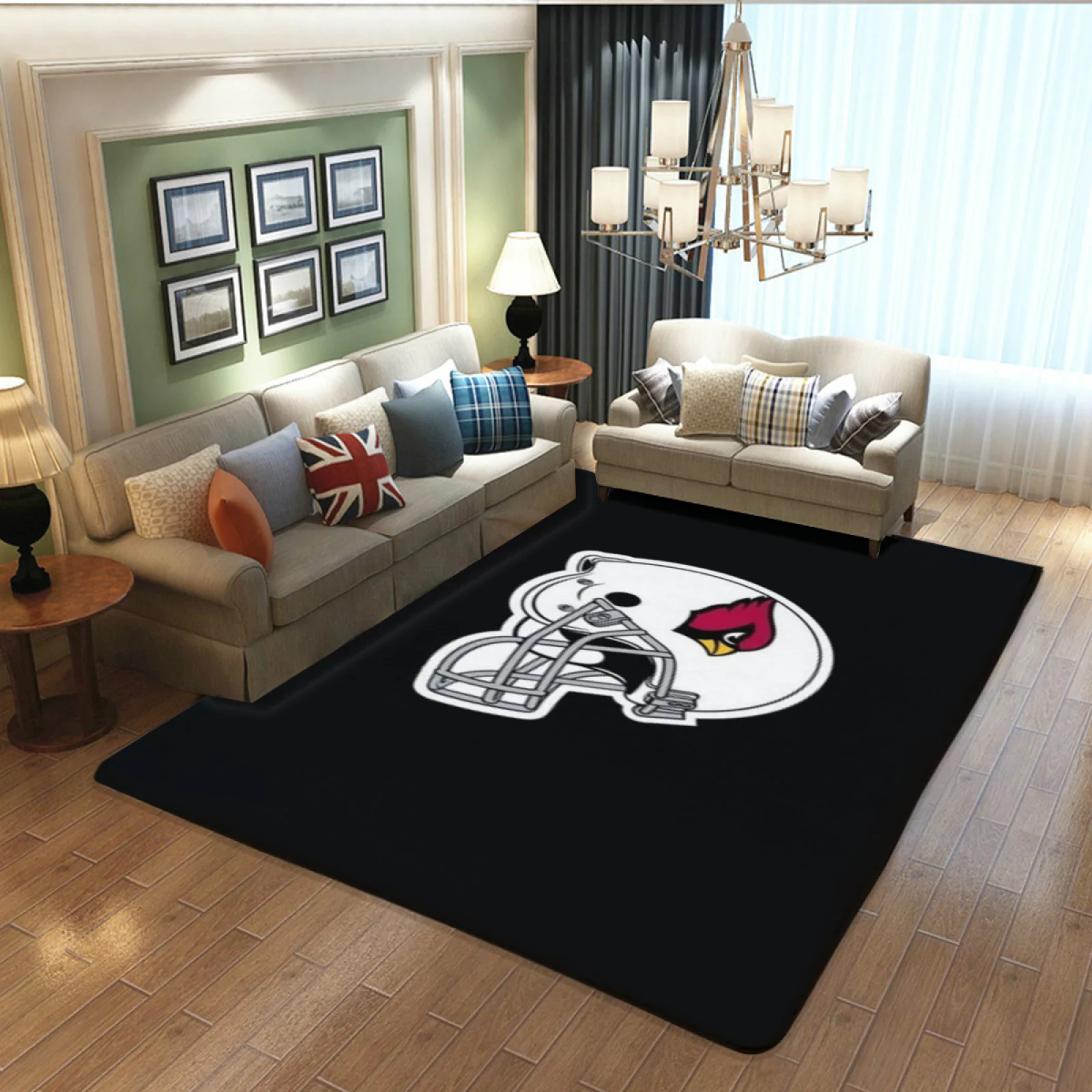 Arizona Cardinals Football Team Carpet Living Room Bedroom Mats Kitchen Bathroom Rugs