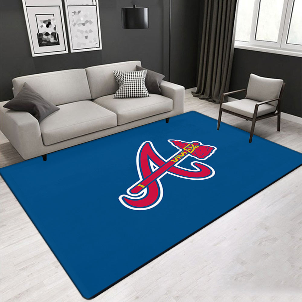 Atlanta Braves Carpet Living Room Bedroom Mats Kitchen Bathroom Rugs