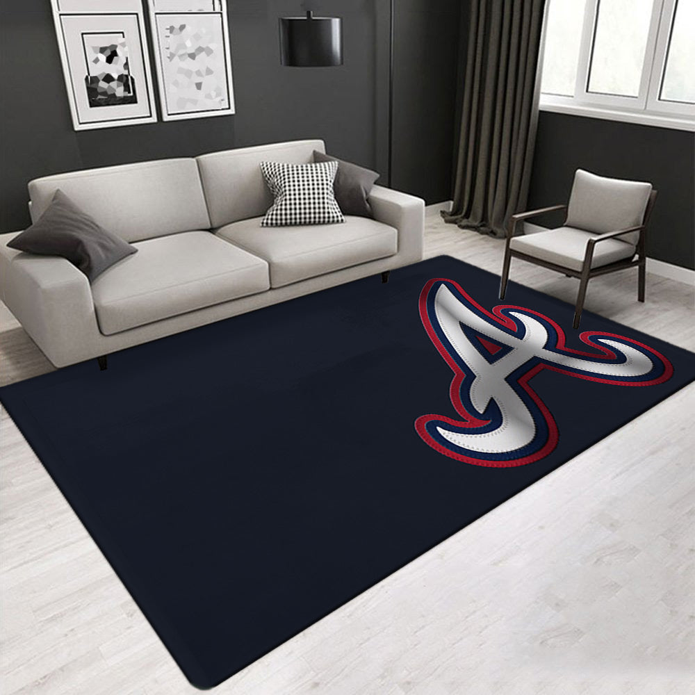 Atlanta Braves Carpet Living Room Bedroom Mats Kitchen Bathroom Rugs