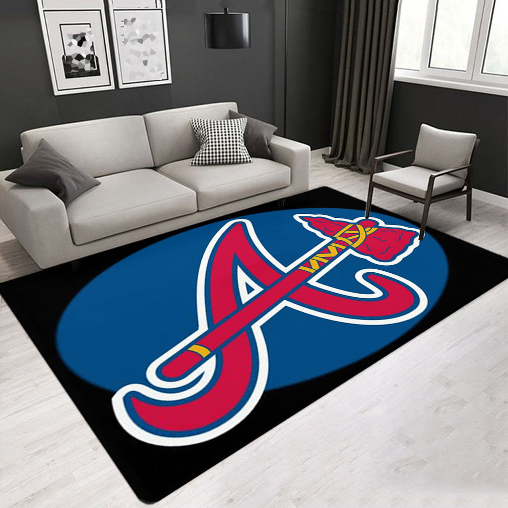 Atlanta Braves Carpet Living Room Bedroom Mats Kitchen Bathroom Rugs