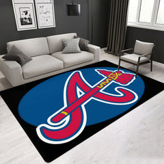 Atlanta Braves Carpet Living Room Bedroom Mats Kitchen Bathroom Rugs
