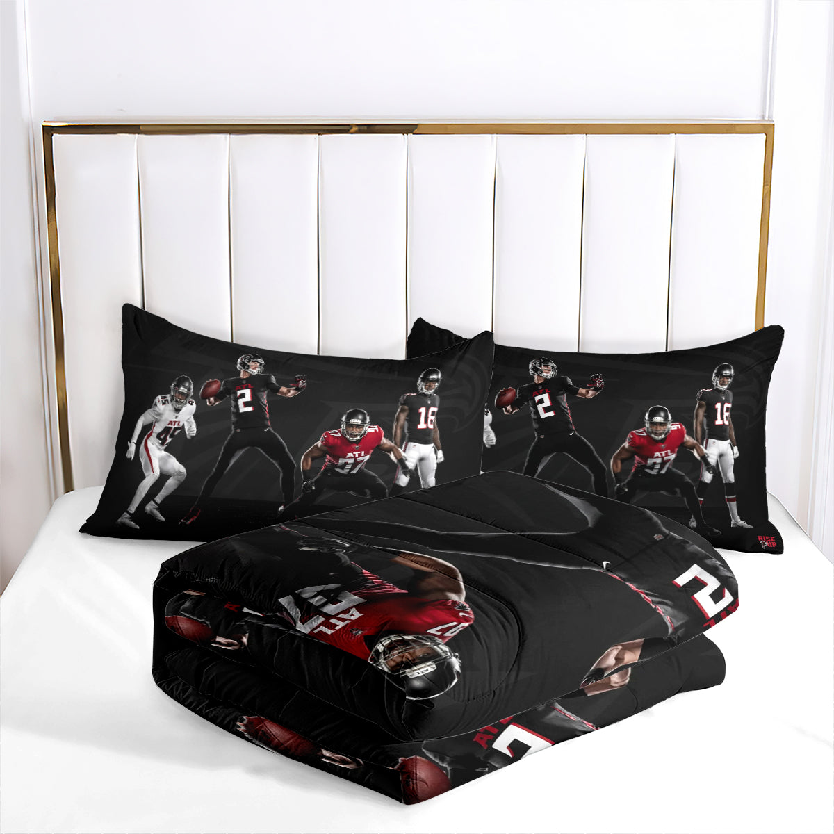 Atlanta Falcons Football Team Comforter Pillowcase Sets Blanket All Season Reversible Quilted Duvet