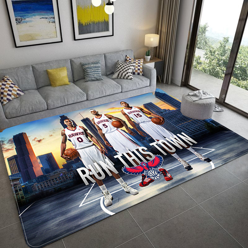 Atlanta Hawks Carpet Living Room Bedroom Mats Kitchen Bathroom Rugs