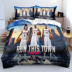 Atlanta Basketball Hawks Duvet Cover Quilt Case Pillowcases