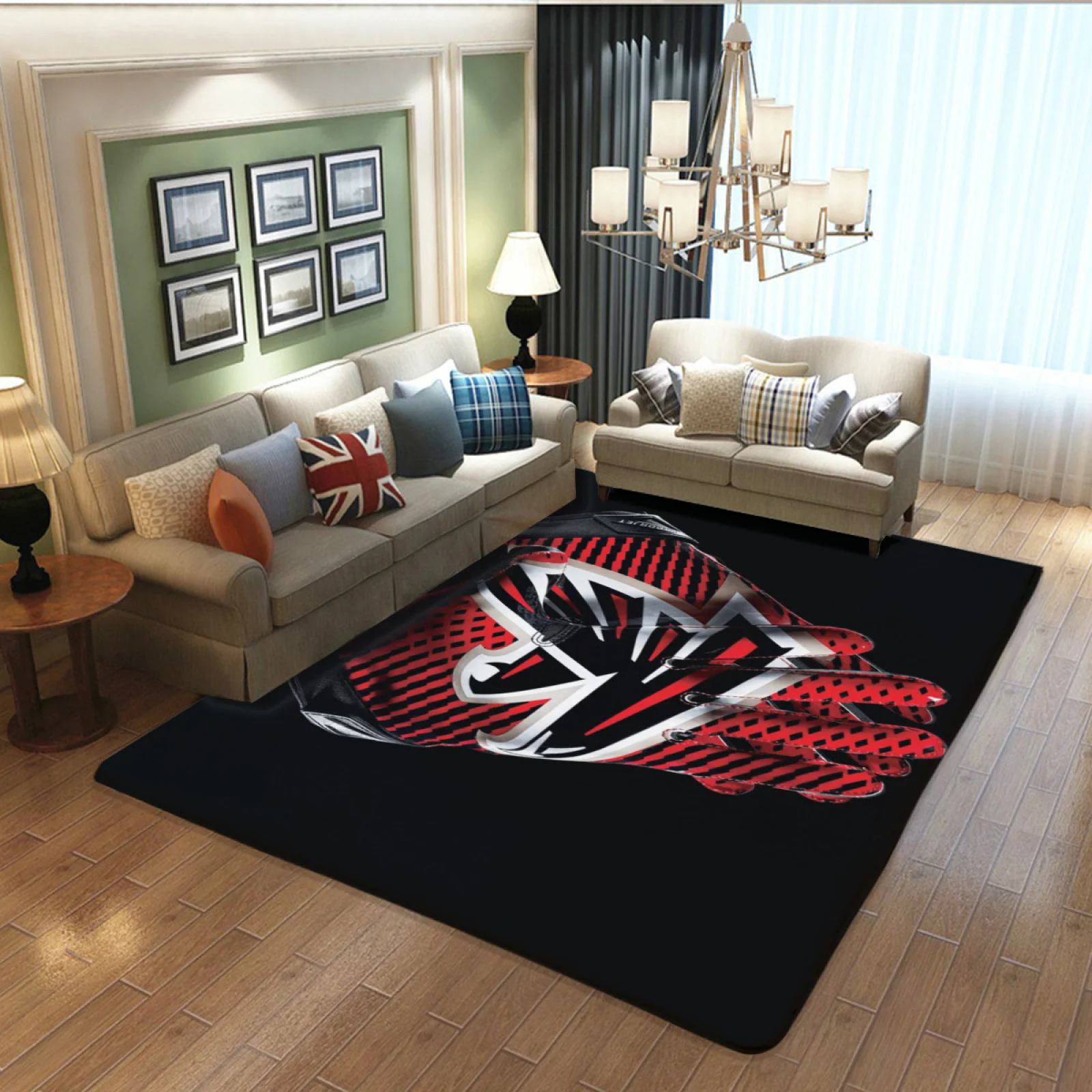 Atlanta Falcons Football Team Carpet Living Room Bedroom Mats Kitchen Bathroom Rugs