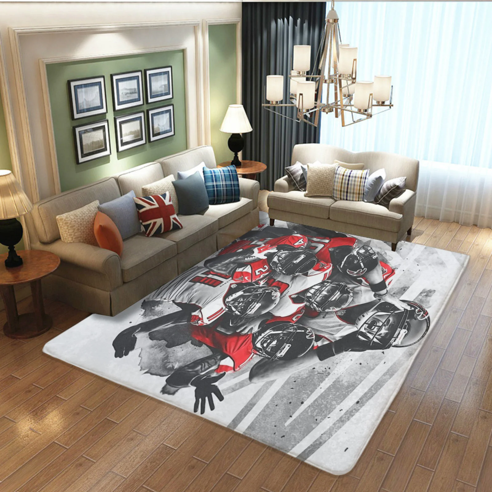 Atlanta Falcons Football Team Carpet Living Room Bedroom Mats Kitchen Bathroom Rugs