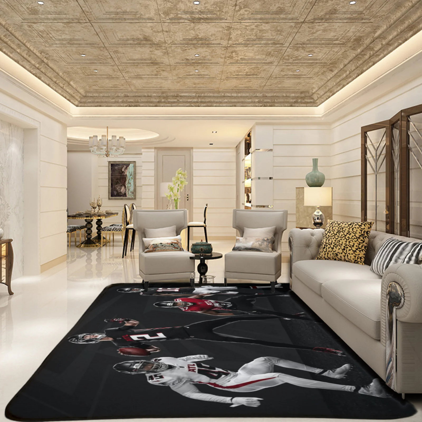 Atlanta Falcons Football Team Carpet Living Room Bedroom Mats Kitchen Bathroom Rugs