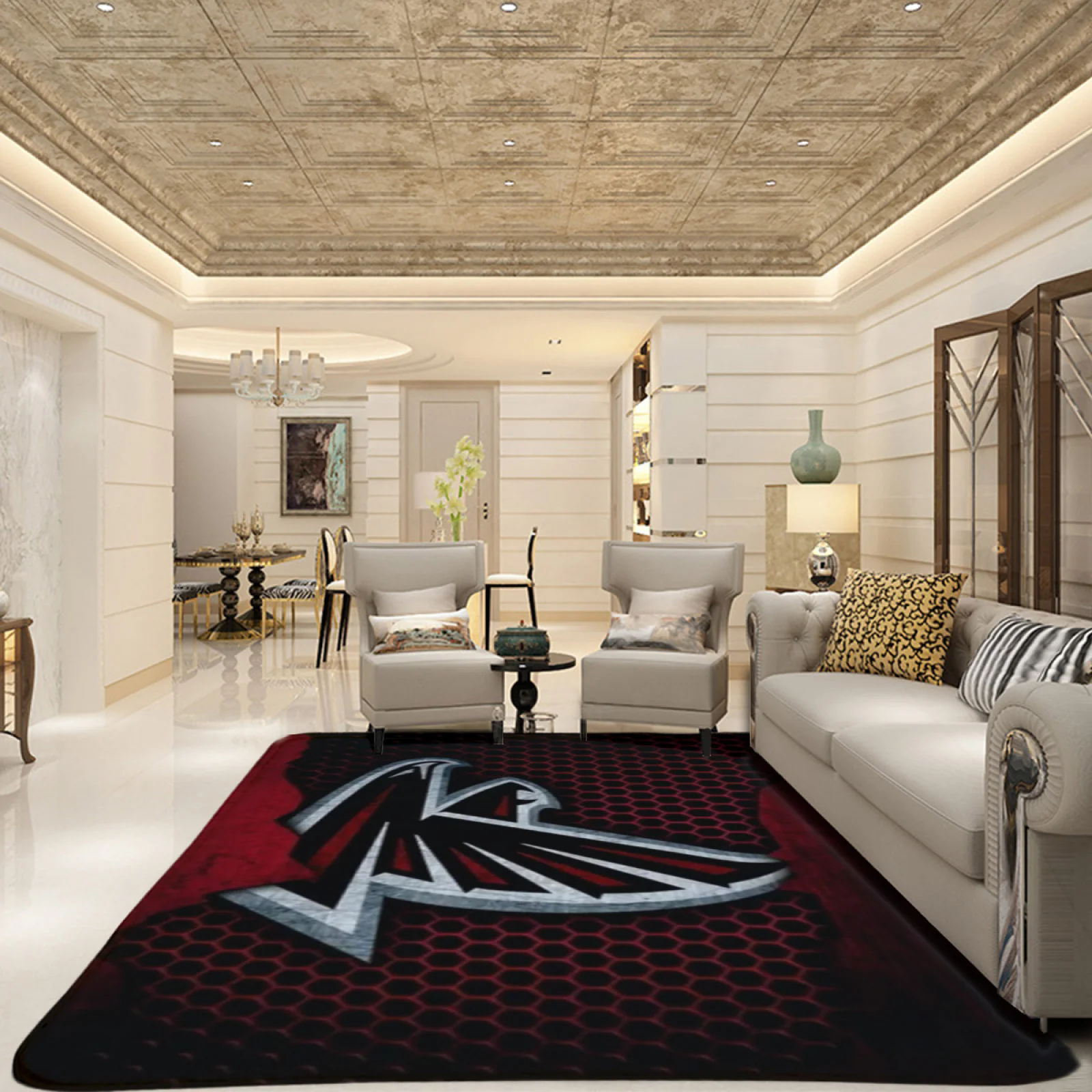 Atlanta Falcons Football Team Carpet Living Room Bedroom Mats Kitchen Bathroom Rugs