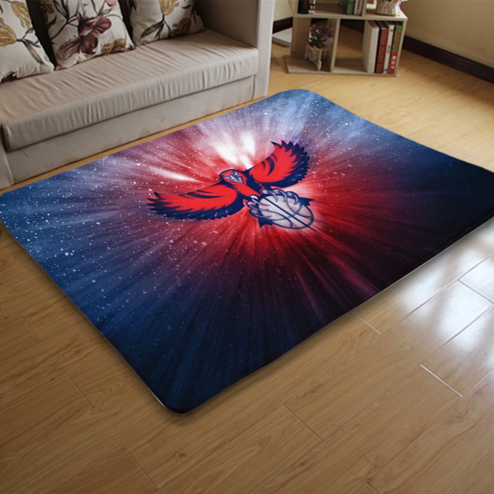 Atlanta Basketball Hawks Carpet Living Room Bedroom Mats Kitchen Bathroom Rugs