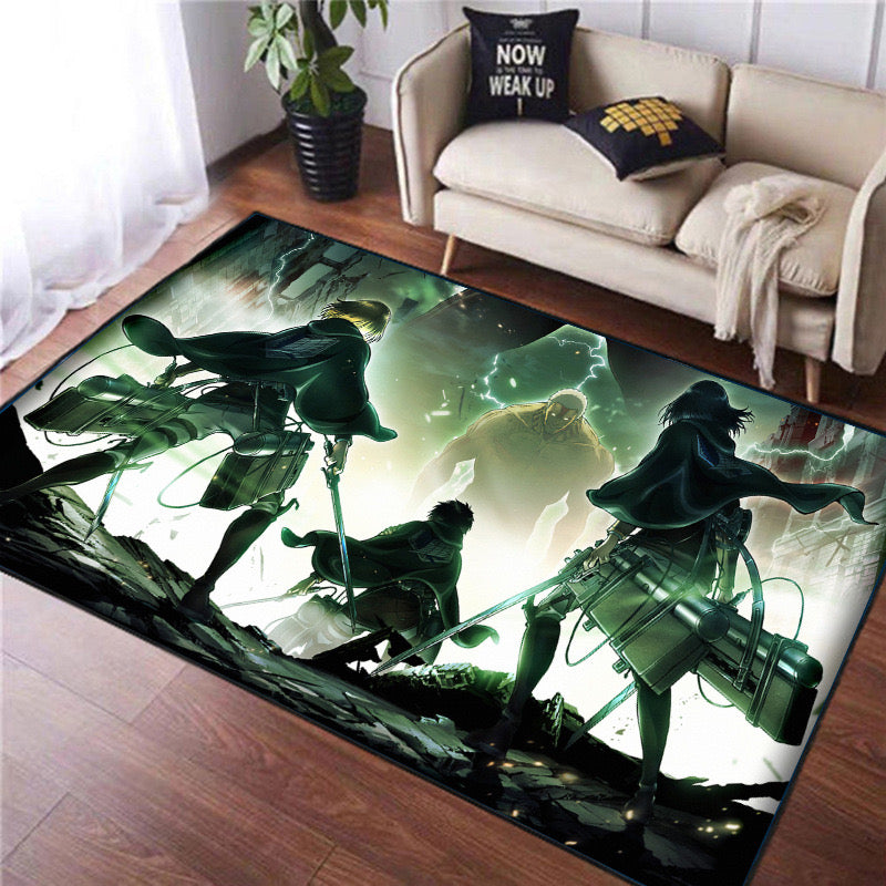 Attack on Titan  Cosplay Carpet Living Room Bedroom Sofa Rug Door Mat