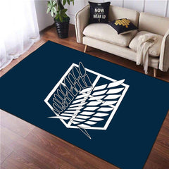 Attack on Titan  Cosplay Carpet Living Room Bedroom Sofa Rug Door Mat