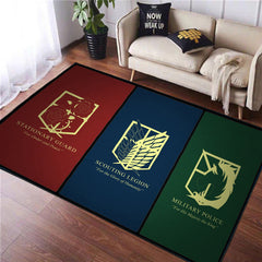 Attack on Titan  Cosplay Carpet Living Room Bedroom Sofa Rug Door Mat