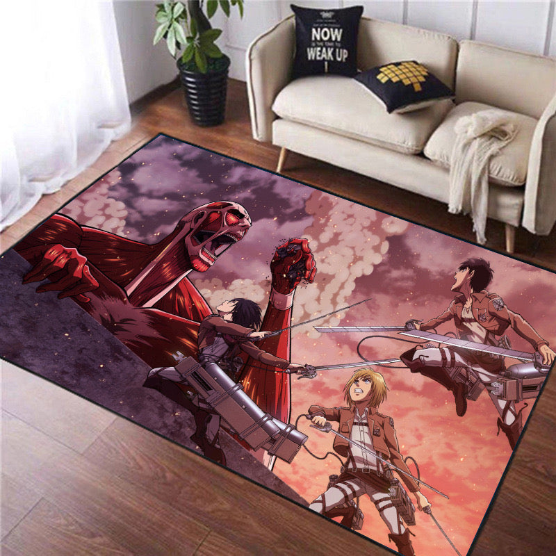 Attack on Titan  Cosplay Carpet Living Room Bedroom Sofa Rug Door Mat