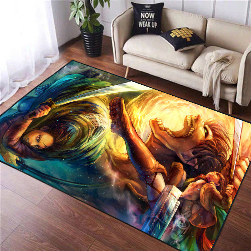 Attack on Titan  Cosplay Carpet Living Room Bedroom Sofa Rug Door Mat