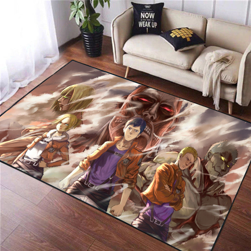 Attack on Titan  Cosplay Carpet Living Room Bedroom Sofa Rug Door Mat