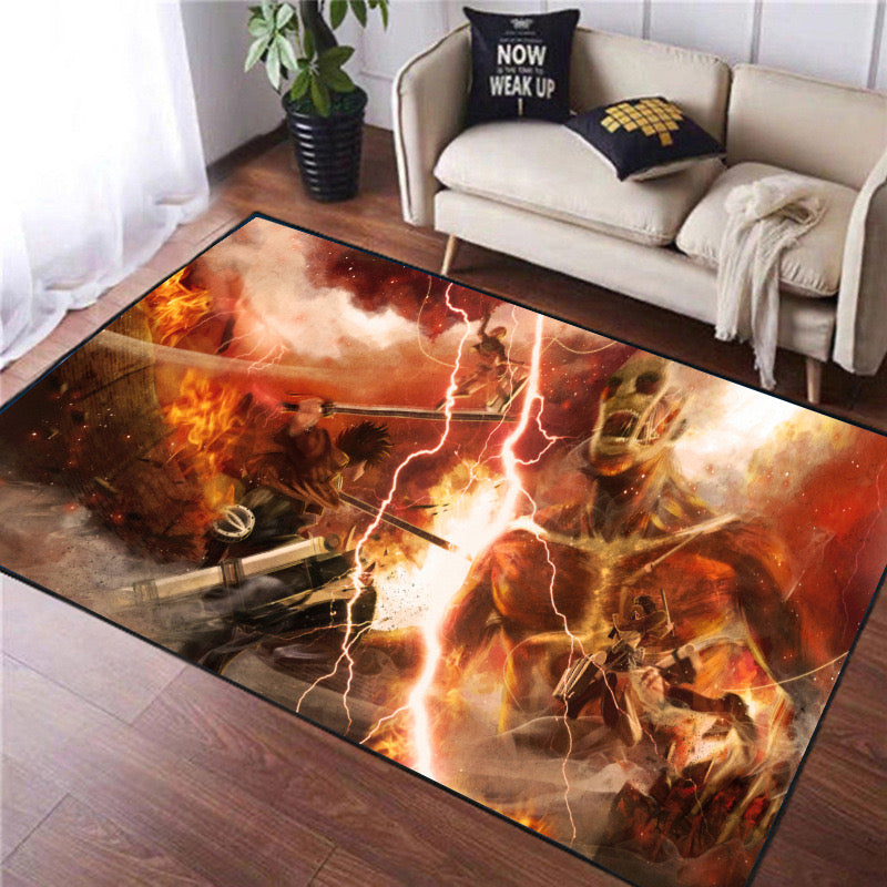 Attack on Titan  Cosplay Carpet Living Room Bedroom Sofa Rug Door Mat