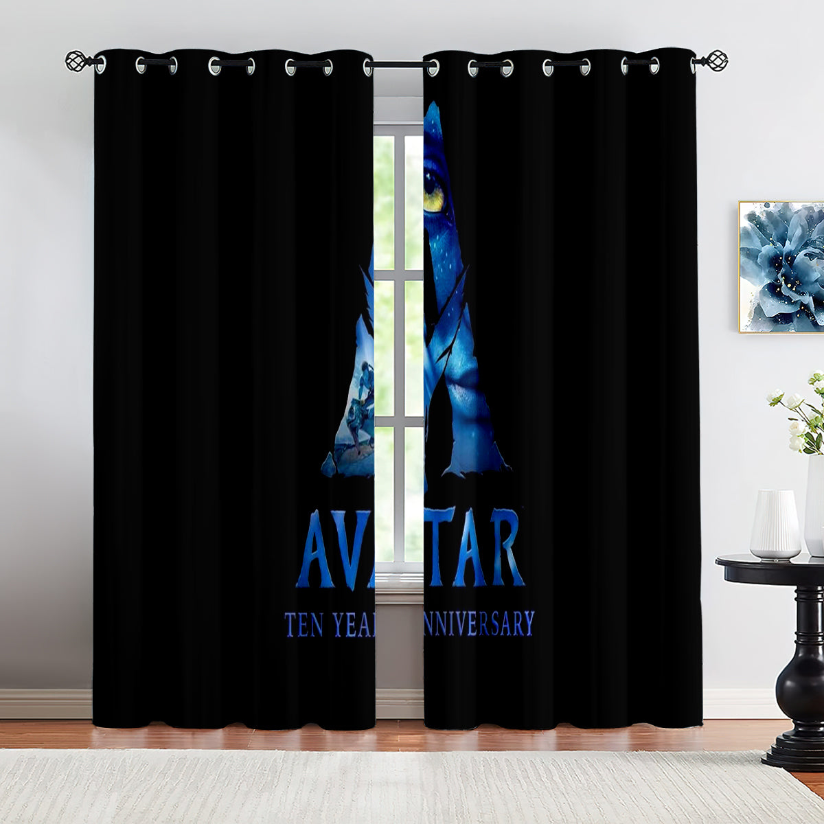 Avatar The Way of Water Curtains Blackout Window Treatments Drapes Room Decor
