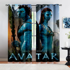 Avatar The Way of Water Curtains Blackout Window Treatments Drapes Room Decor