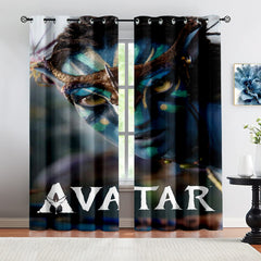 Avatar The Way of Water Curtains Blackout Window Treatments Drapes Room Decor