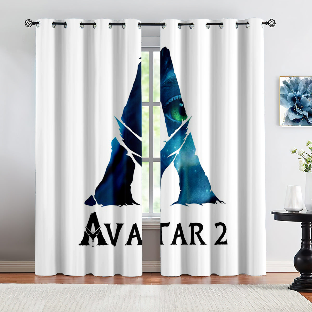 Avatar The Way of Water Curtains Blackout Window Treatments Drapes Room Decor
