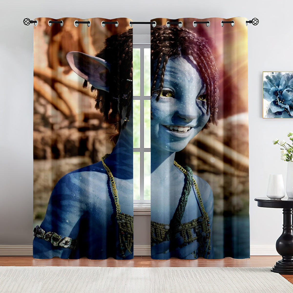 Avatar The Way of Water Curtains Blackout Window Treatments Drapes Room Decor
