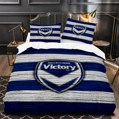 Melbourne Victory Soccer Duvet Cover Quilt Case Pillowcase Bedding Set Without Filler