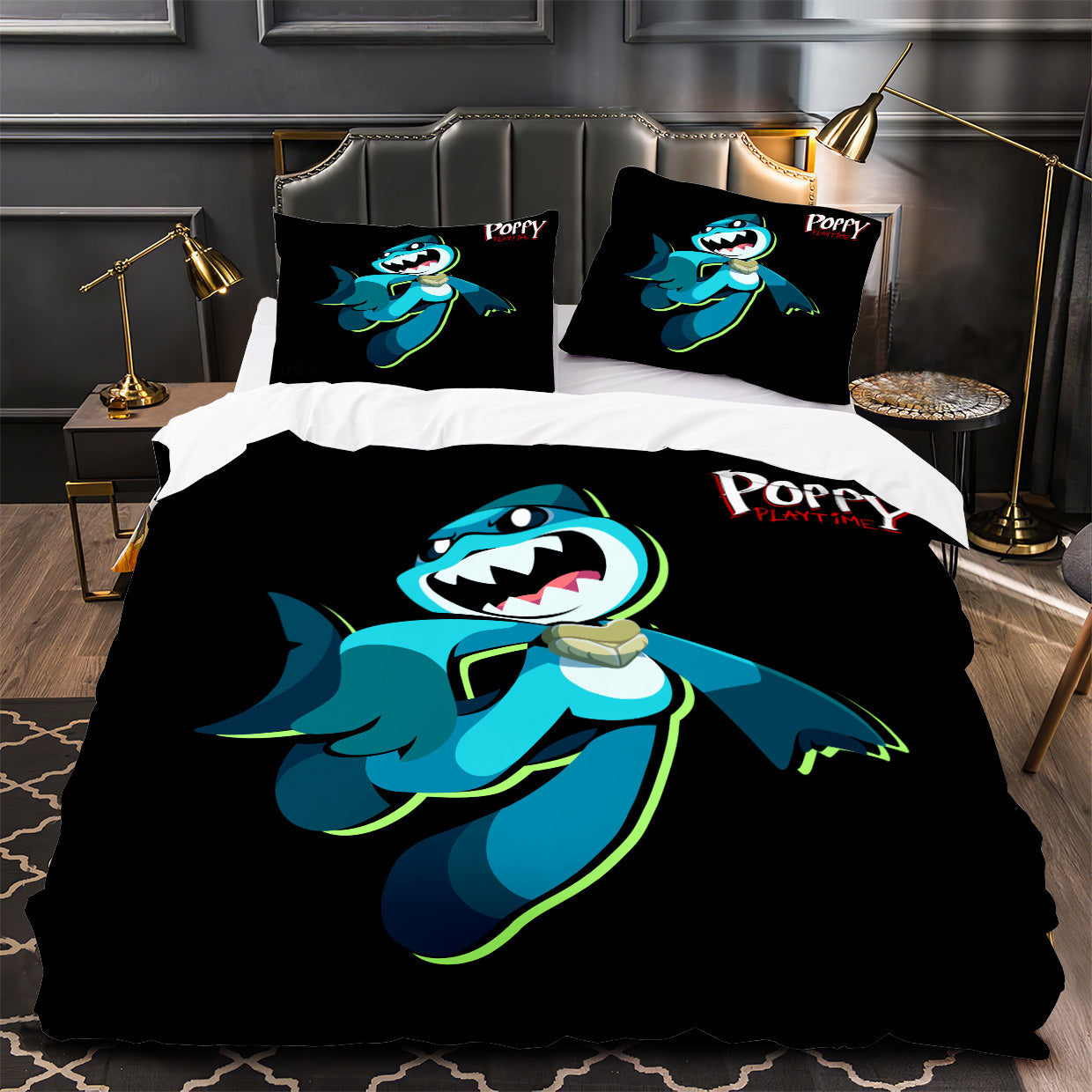 Nightmare Critters Duvet Cover Quilt Case Pillowcase Bedding Set Without Filler