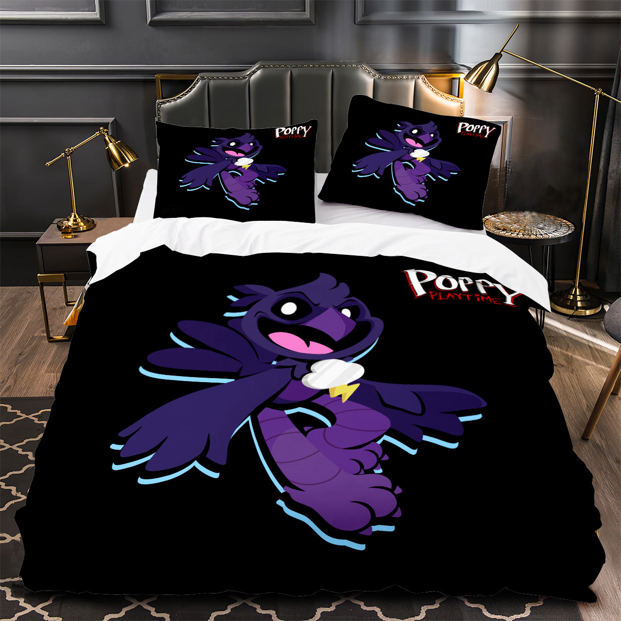 Nightmare Critters Duvet Cover Quilt Case Pillowcase Bedding Set Without Filler