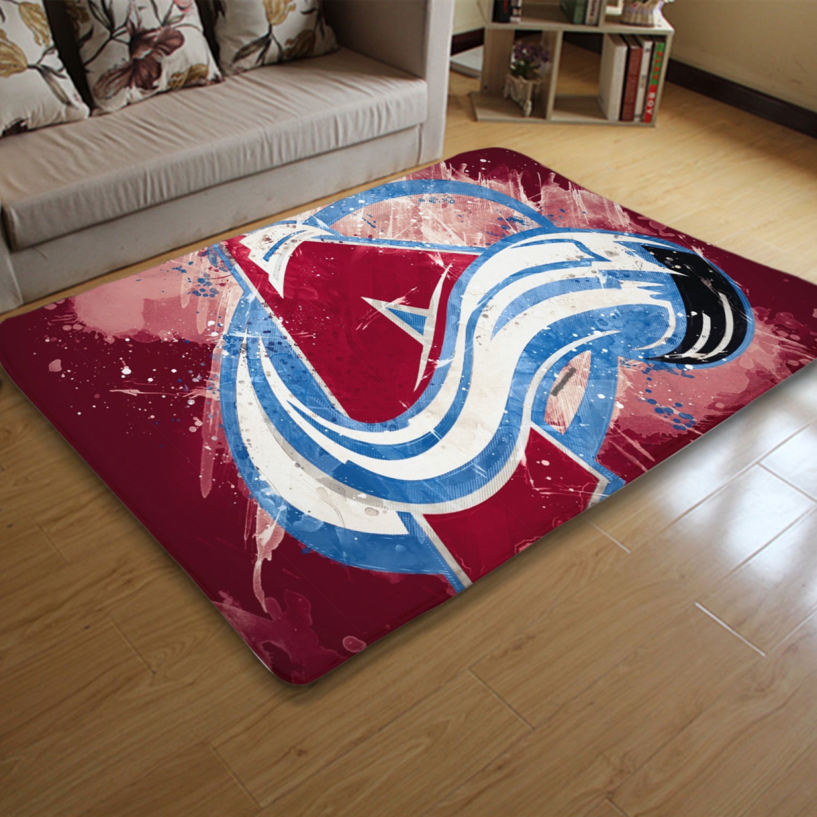 Colorado Avalanche Hockey League Carpet Living Room Bedroom Mats Kitchen Bathroom Rugs