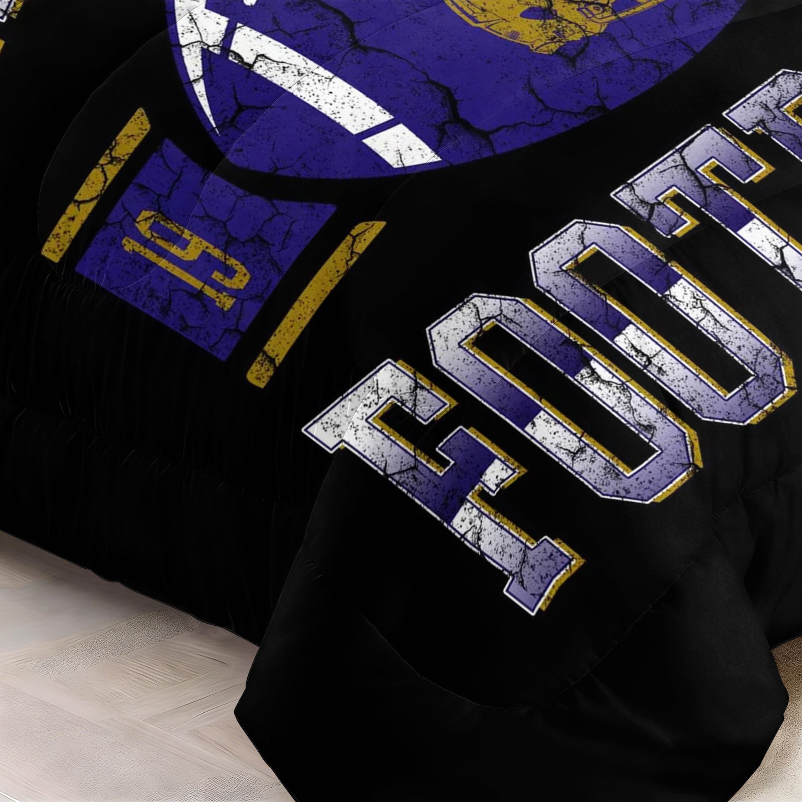 Baltimore Ravens Comforter Pillowcase Sets Blanket All Season Reversible Quilted Duvet
