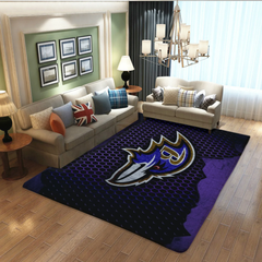 Baltimore Ravens Football Team Carpet Living Room Bedroom Mats Kitchen Bathroom Rugs