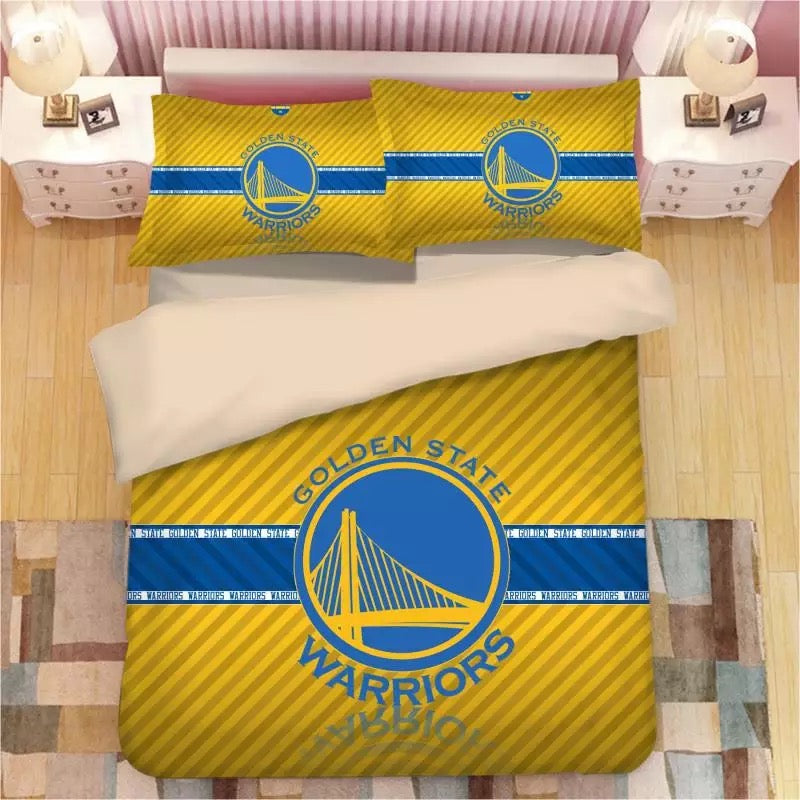 Basketball Golden State Warriors Basketball  Duvet Cover Quilt Cover Pillowcase Bedding Set