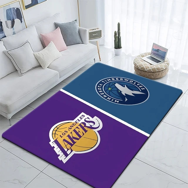 Basketball Lakers Carpet Living Room Bedroom Sofa Mat Door Mat Kitchen Bathroom Rugs