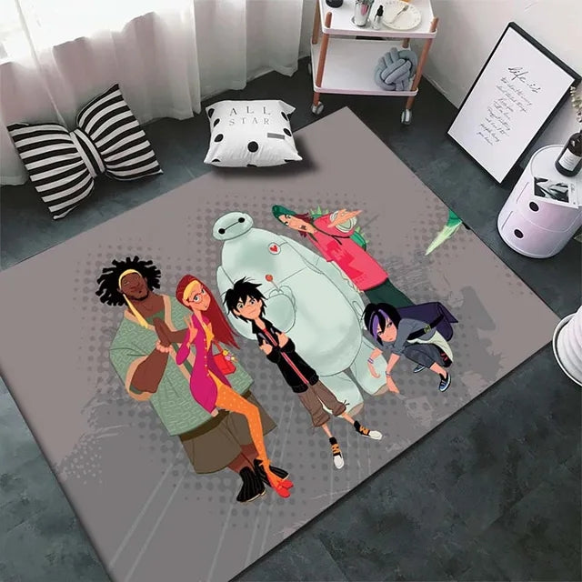 Big Hero 6 Cosplay Carpet Living Room Bedroom Sofa Rug Door Mat