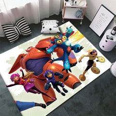 Big Hero 6 Cosplay Carpet Living Room Bedroom Sofa Rug Door Mat