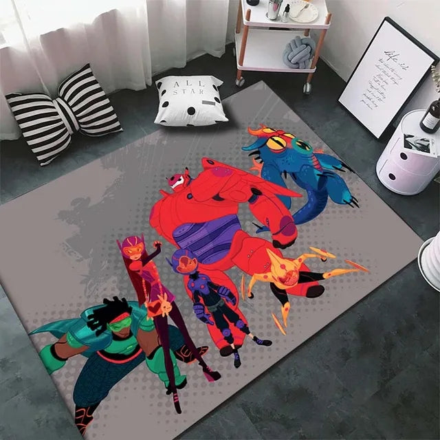 Big Hero 6 Cosplay Carpet Living Room Bedroom Sofa Rug Door Mat