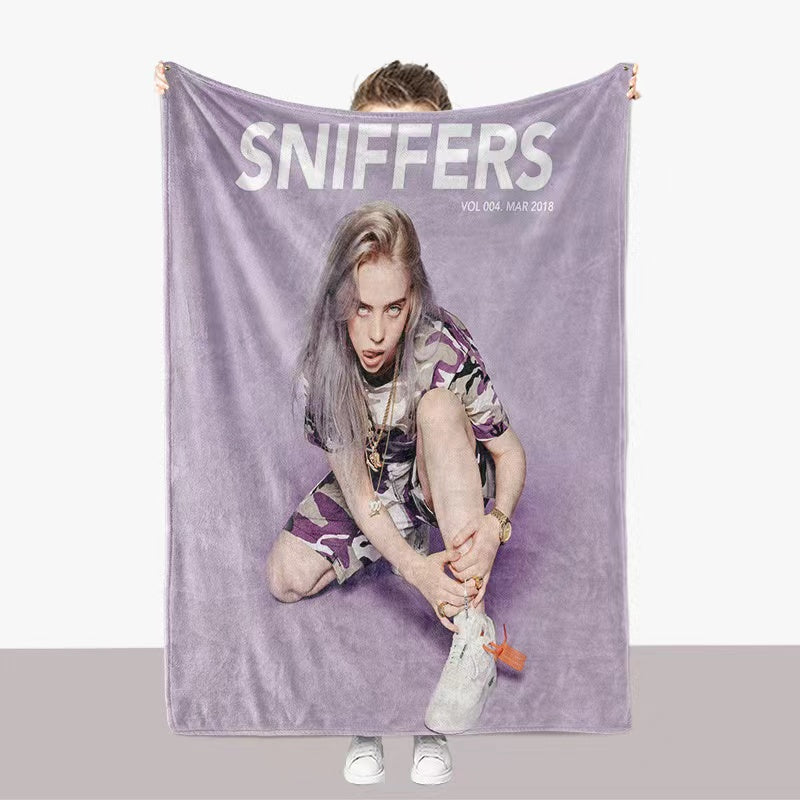 Billie Eilish Bellyache  Blanket  Sherpa Fleece Throw Blanket for Men Boys