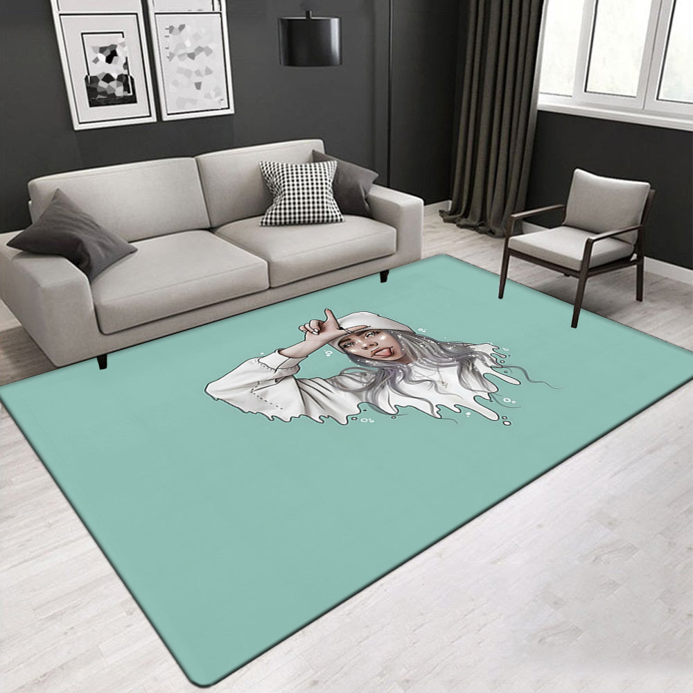 Billie Eilish Bellyache Carpet Living Room Bedroom Mats Kitchen Bathroom Rugs