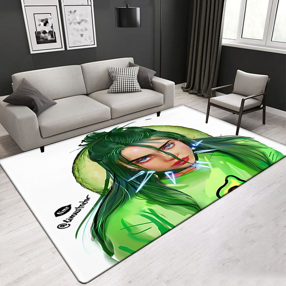 Billie Eilish Bellyache Carpet Living Room Bedroom Mats Kitchen Bathroom Rugs
