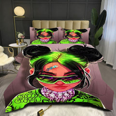 Billie Eilish Bellyache Comforter Pillowcase Sets Blanket All Season Reversible Quilted Duvet