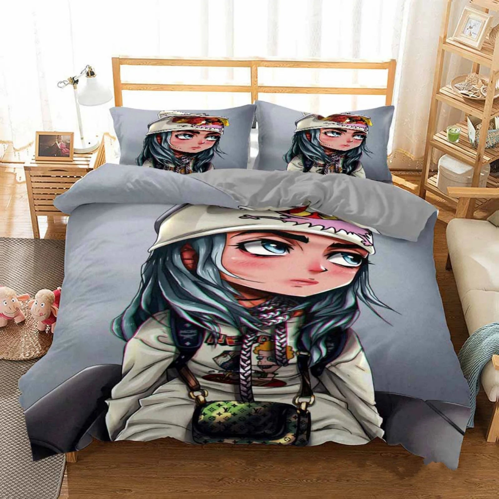 Billie Eilish Bellyache Duvet Cover Quilt Cover Pillowcase Bedding Set