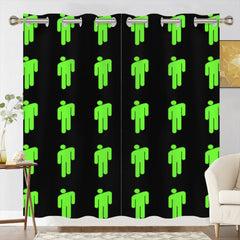 Billie Eilish Blackout Curtains Drapes For Window Treatment Set