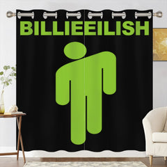 Billie Eilish Blackout Curtains Drapes For Window Treatment Set