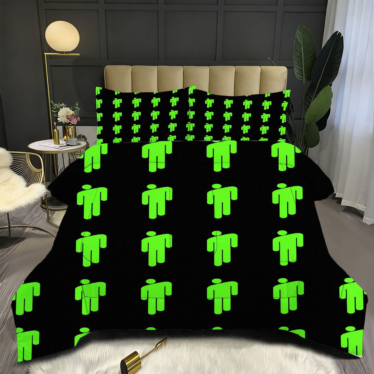 Billie Eilish Bellyache Comforter Pillowcase Sets Blanket All Season Reversible Quilted Duvet