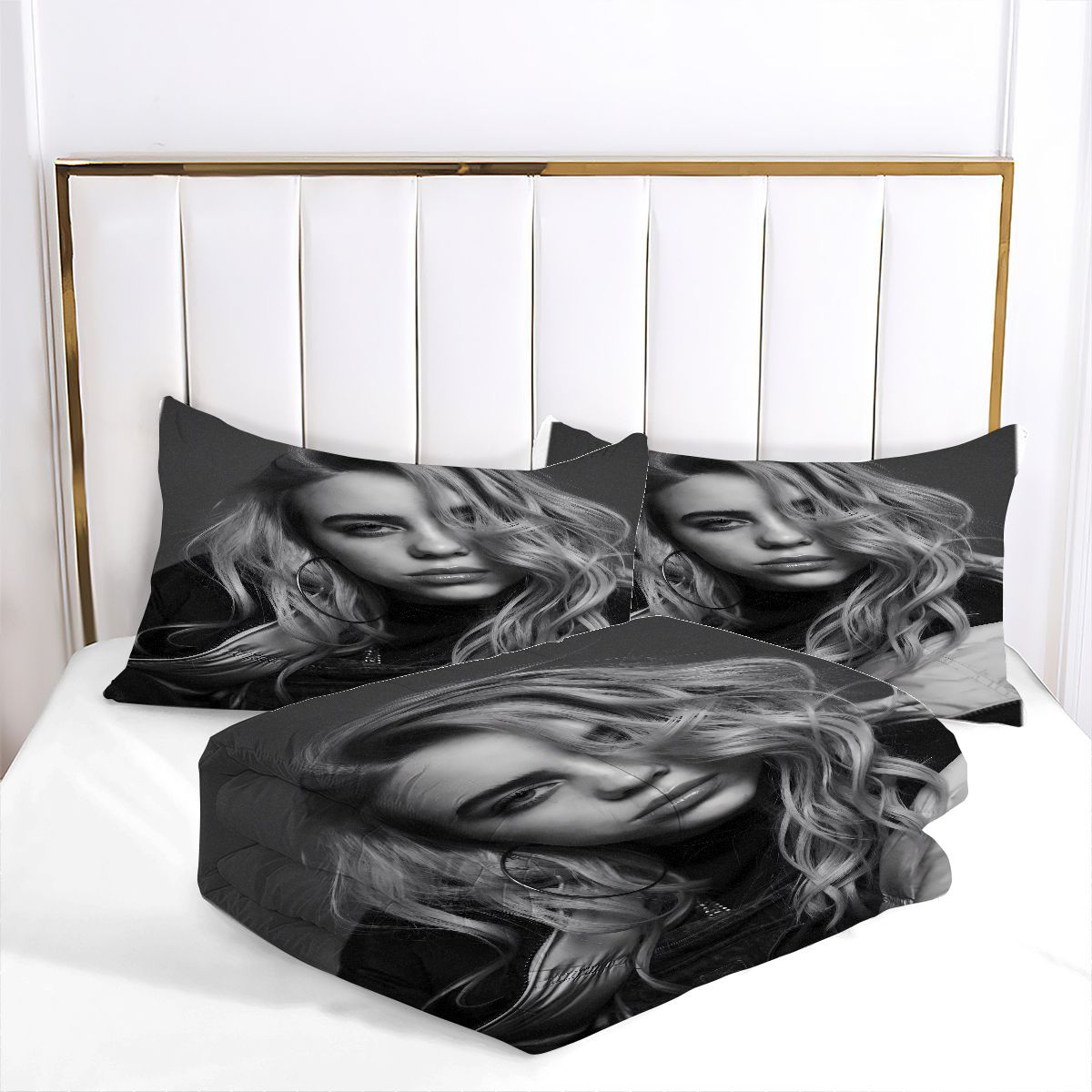 Billie Eilish Bellyache Comforter Pillowcase Sets Blanket All Season Reversible Quilted Duvet